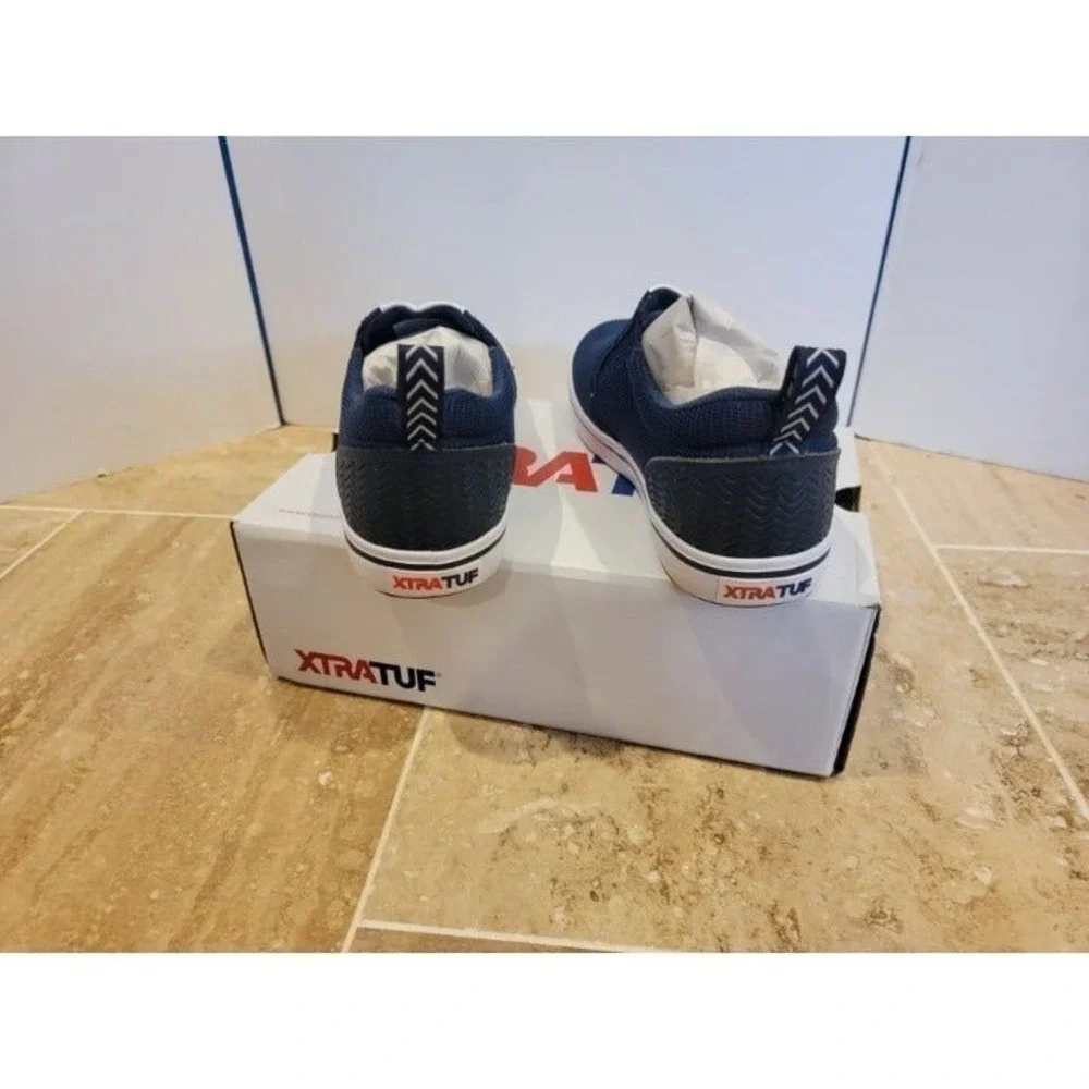 NEW 6.5 Men / 8.5 Women Xtratuf Blue‎ Water Boat Shoes Boxed Breathable Mesh